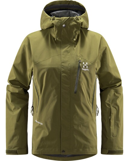 Haglöfs Astral Gtx Jacket W Olive Green (Storlek XS)