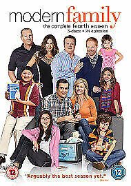 Modern Family: The Complete Fourth Season DVD 2013 Ed O'Neill cert 12 3 discs Englist Brand New