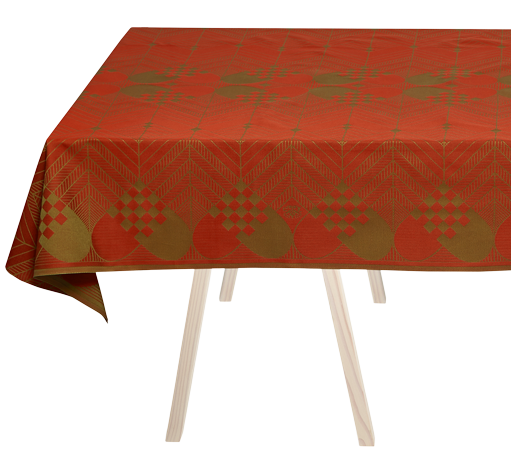 Georg Jensen Damask Christmas duk 140x270 cm Archive Red