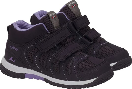 Viking Kids' Cascade Mid III Gore-Tex 24, Mid Grey/Violet