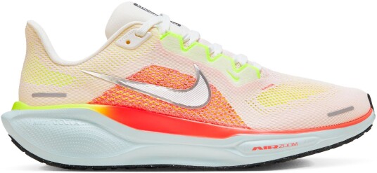 Nike Pegasus 41 Dame Summit White/Chrome/Bright Crimson 42