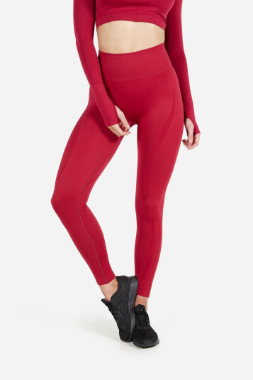 FAMME - Red Vortex Tights - S