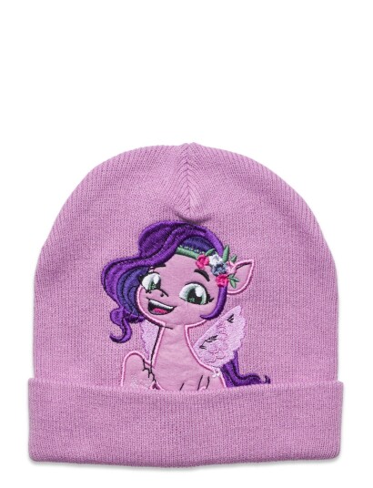 name it Nmfjalina Mlp Knit Hat Box Cplg Purple Name It VIOLET TULLE 48/49,50/51