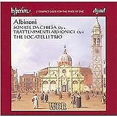 MediaTronixs Tomaso Albinoni : Sonate Da Chiesa, Tratteniment Armonici (The Locatelli Trio) Pre-Owned