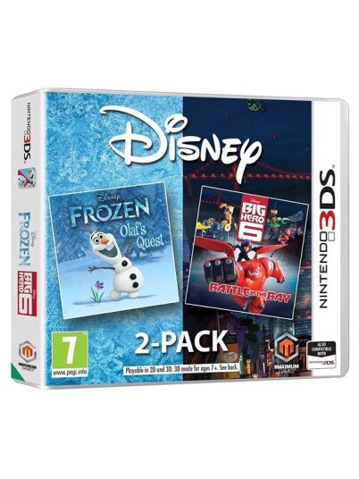 Frozen: Olaf's Quest + Big Hero 6 Double Pack  (3DS)