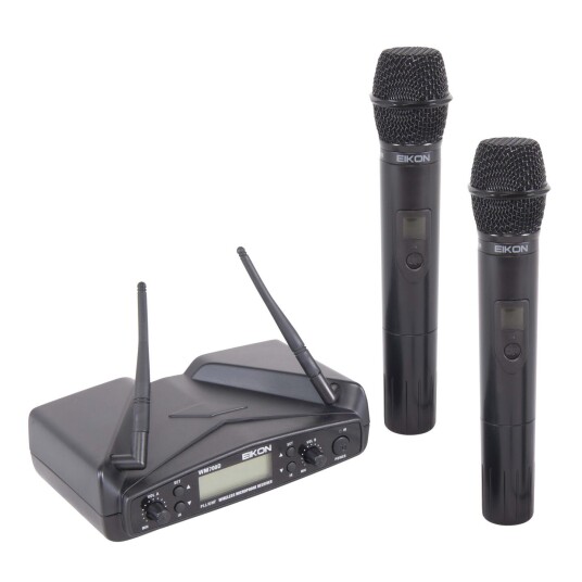 Eikon Wm700dm Uhf Pll Wireless Mic 16 Freq Handheld Dual