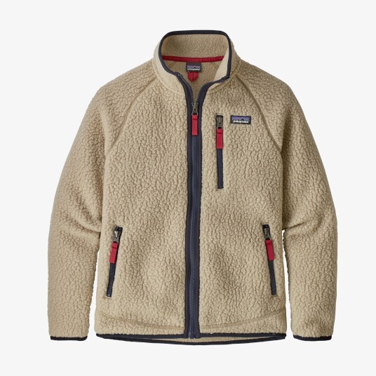 Patagonia Kids Retro Pile Jacket El Cap Khaki M (10år)