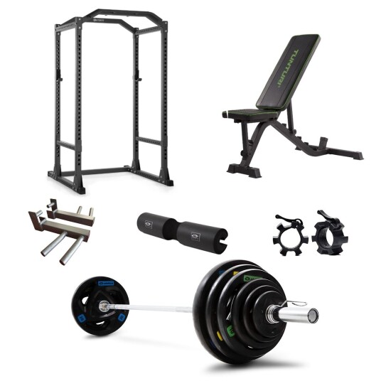 Masterfit - 400 Power Rack Olympic Styrkepakke - 90 kg