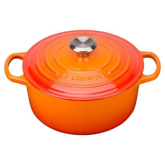 Le Creuset - Rund støpejernsgryte 5,3L/26 cm volcanic