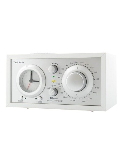 Tivoli Audio Model Three BT - AM/FM - Hvit