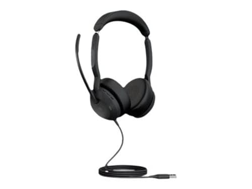 Jabra Evolve2 50 Hodesett Usb-a Alcatel-lucent Certified, Amazon Chime Certified, Cisco Webex Certified, Google Meet Certified, Microsoft Teams, Unify Certified, Zoom Stereo Svart