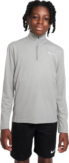 Nike Dri-Fit Poly+ Training Top Junior Carbon Heather L (12-13)