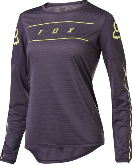 Fox Flexair L/S Jersey W Dark Purple (Storlek S)