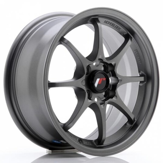 Japan Racing Jr5 Matt Gun Metal 7.5x17 5x100 ET35 B73.1