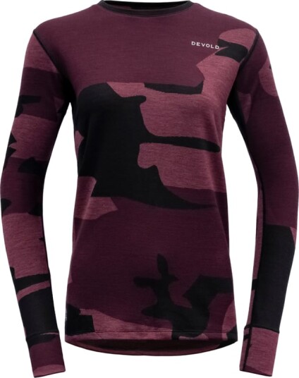 Devold Women's Kl?vstien Merino Shirt XS, Beetroot