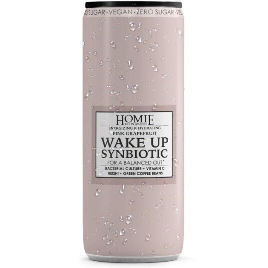 Homie Wake Up Synbiotic - Pink Grapefruit 33cl