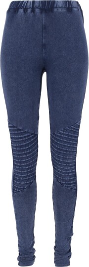 Urban Classics Leggings - Ladies Denim Jersey Leggings - XS til 5XL - Damer - blå