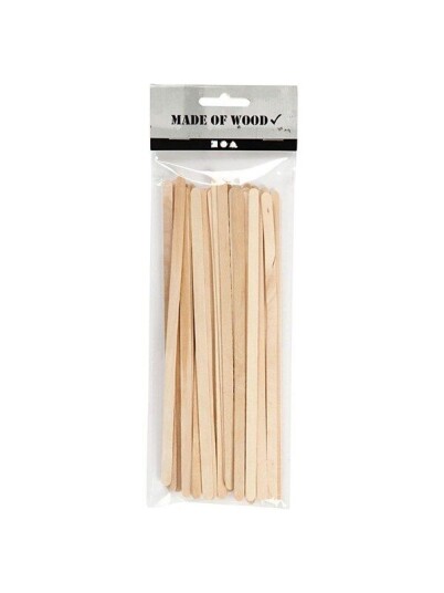 Creativ Company Wooden Craft Sticks Long 30pcs (19x6mm)