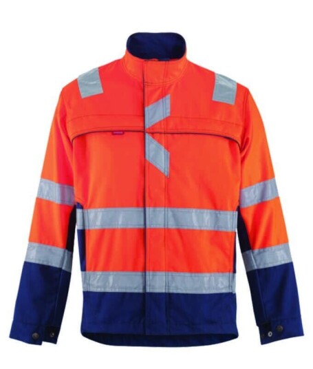 Strakofa Synlig+ Arbeidsjakke, kl.3 Unisex, Str. 66, HiVis Oransje, HiVis