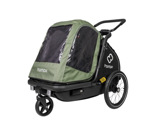 Hamax Rain Cover M (pluto) Green/black M