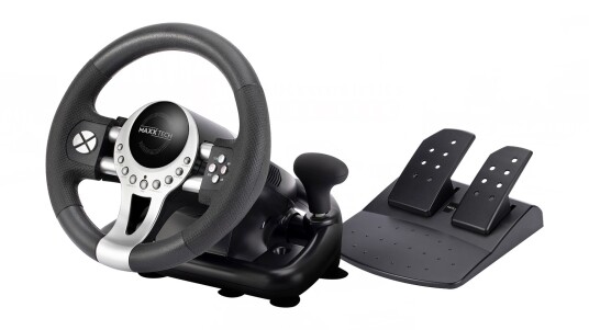 MAXX TECH Pro Racing Wheel Kit - Wheel, gamepad and pedals set - Sony PlayStation 4