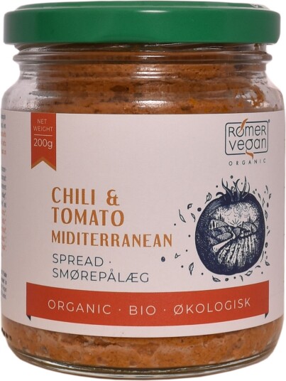 Rømer Smørepålegg Chili & Tomat Middelhavet Øko - 200 g