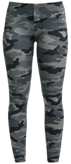 Urban Classics Leggings - Camo Leggings - XS til XL - Damer - mørk-kamufflasje