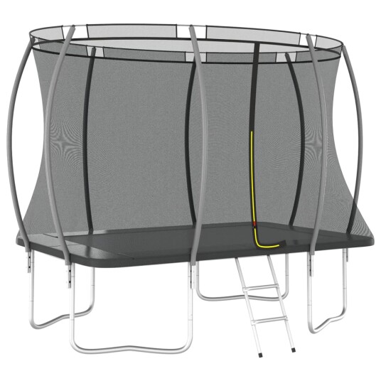 Trampolinesett rektangulær 274x183x76 cm 150 kg