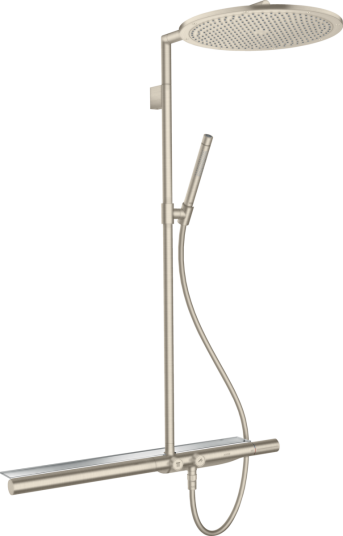 Axor ShowerSolution 800 Showerpipe Ø350 mm, Børstet Nikkel