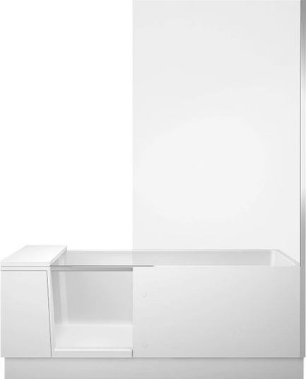 Duravit Dusj + badekar for nisje 1700x750 mm, med panel