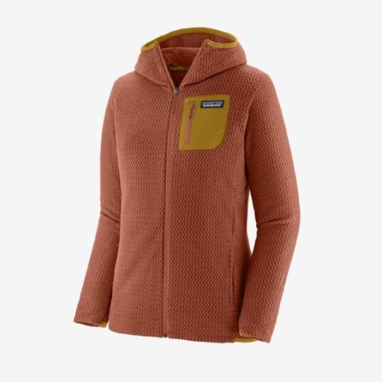 Patagonia W's R1 Air Full-Zip Hoody Burl Red XS