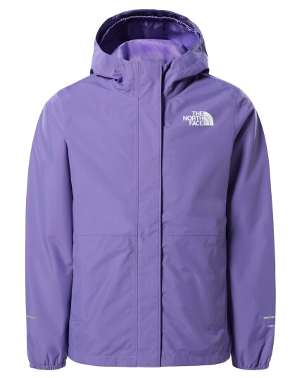 The North Face Resolve Reflective Jacket Girl JR Pop Purple (Storlek M)