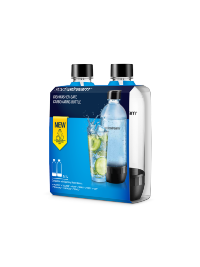 Sodastream 1 liter bottle duopack DWS