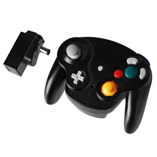 Trådløs Nintendo Gamecube Kontroller - Sort