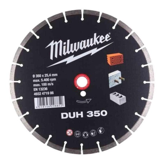 Milwaukee Diamantskive DUH 350 Ø350mm