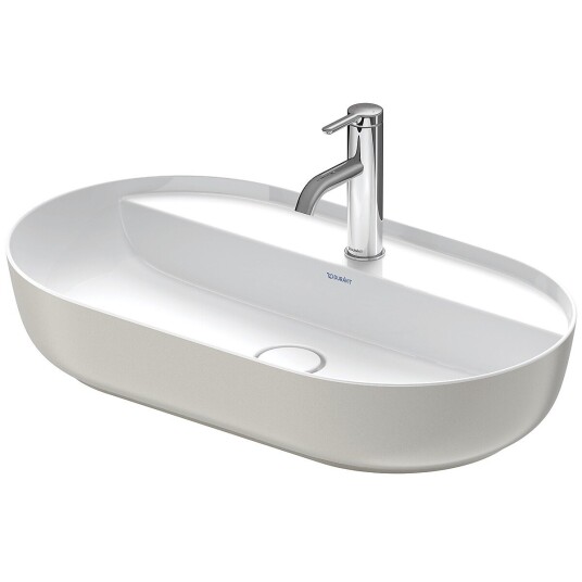 Duravit Luv Toppmontert servant 690x400 mm, 1 bl.hull, u/overløp, Grå