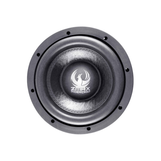 Phoenix Gold ZMAX82 8" subwoofer 500W RMS, 1500W SPL Subwoofer, 2x2 Ohm