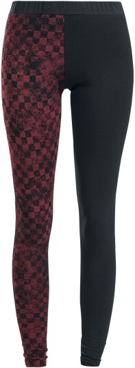 RED by EMP Leggings - Built For Comfort - XS til 5XL - Damer - rød-svart