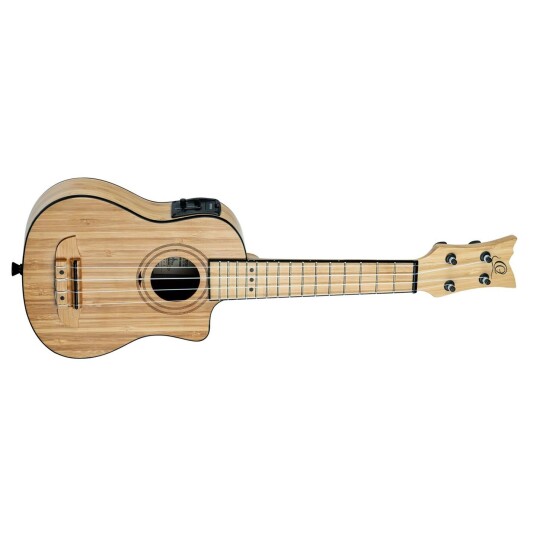 Ortega Guitars Ortega Runab-So Sopran Ukulele Med Mik. Og Bag, Natural Solid Bamboo