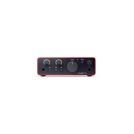 Focusrite Scarlett Solo Gen4 Usb-Lydkort, 2inn/2ut