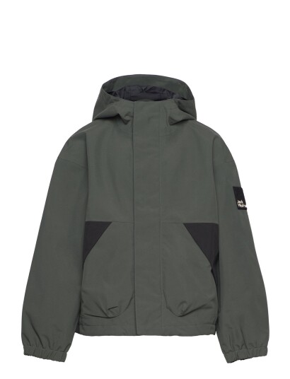 Jack Wolfskin Teen 2L Jacket Y Green Jack Wolfskin SLATE GREEN 128