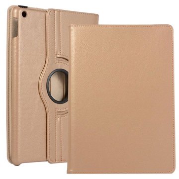 iPad 10.2 2019/2020/2021 360 Roterende Folio-etui Gull