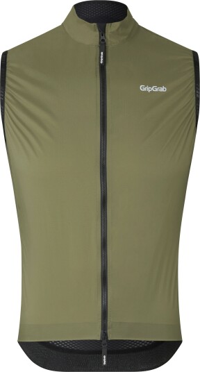 Gripgrab Men's WindBuster Windproof Lightweight Vest Olive Green L