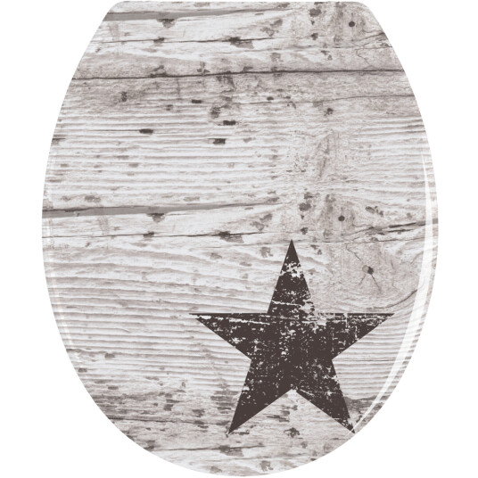 WENKO TOALETTSETE STAR PRINT