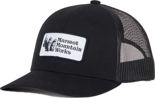 Marmot Retro Trucker Hat OneSize, Black/Black