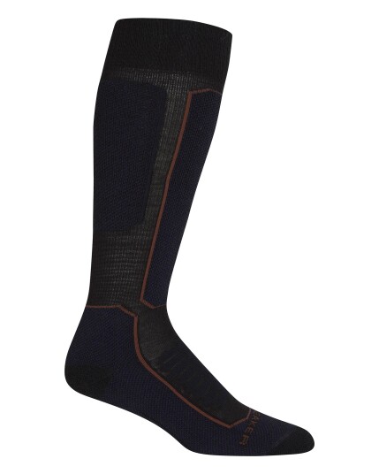 Icebreaker Ski+ Medium OTC W Black/Royal Navy/Espresso (Storlek L)