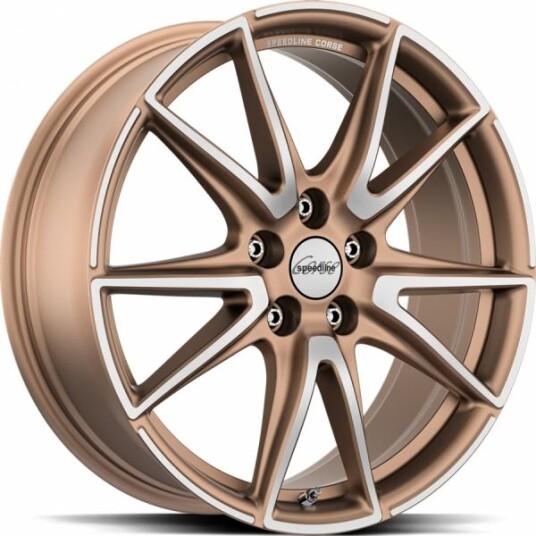 Speedline Sl6 Vettore Bronze Matt Front Cut 8.5x19 5x112 ET42 B76