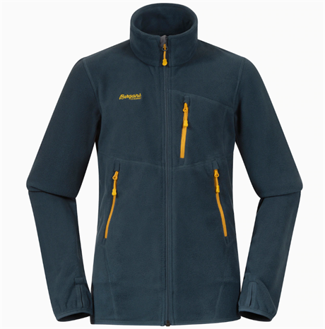 Bergans Runde Youth Jacket Orion Blue Light Golden Yellow (#293742, ) Barn 140