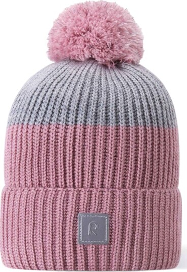 Reima Kids' Beanie Pilke 48/50, Grey Pink