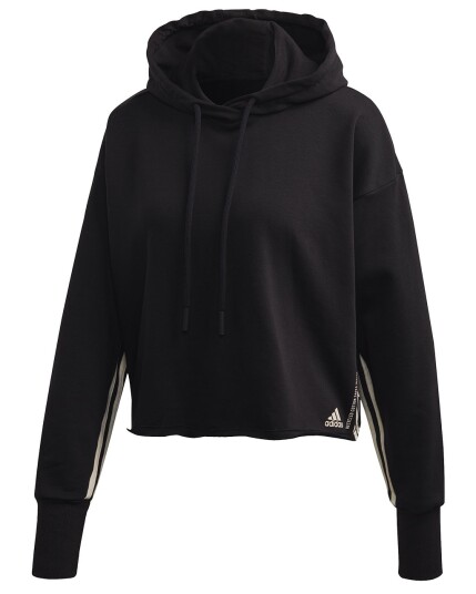 Adidas Must Haves Cropped Hoodie W Black (Storlek XS)